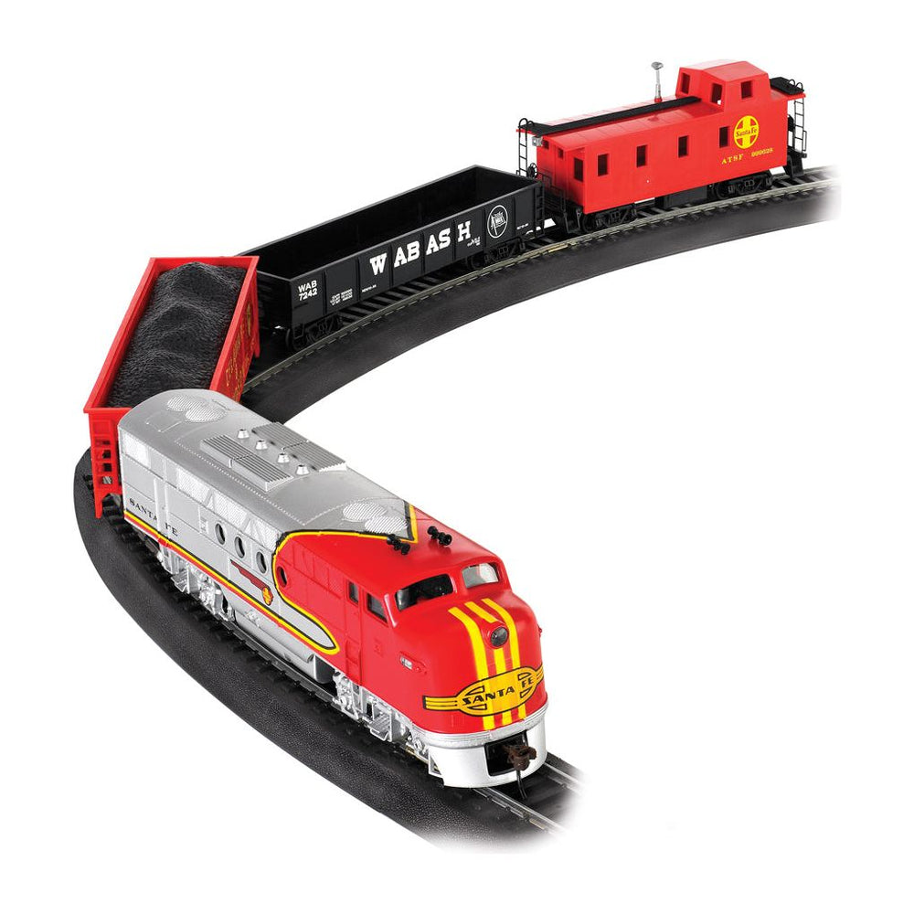 Bachmann, 00647, HO Scale, Santa Fe Flyer Set ,with E-Z Track