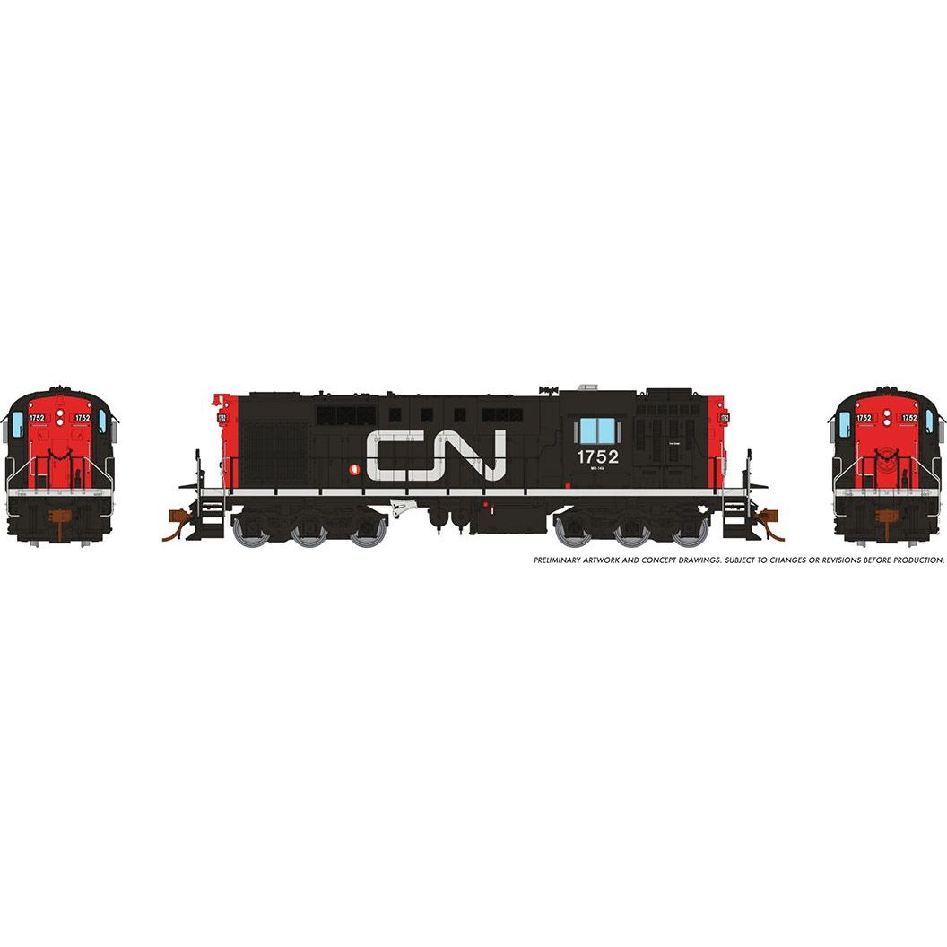 Rapido, 32554, HO Scale, RSC-14, Canadian National, #1778, DCC & Sound