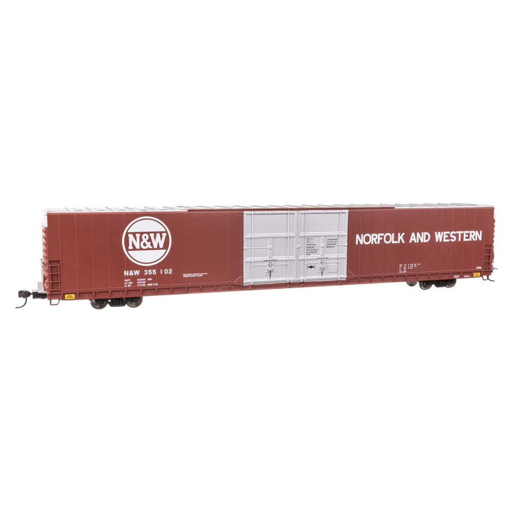 Walthers Proto, 920-102121, HO Scale, 86' P-S Double-Door Hi-Cube Box Car, Norfolk & Western, #355102