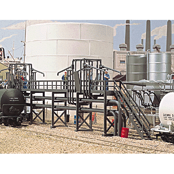 Walthers Cornerstone, 933-3104, HO Scale, Tank Car Oil Loading Platform, OPEN BOX, Sealed inside