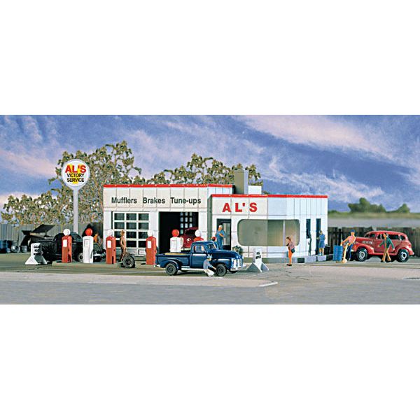 Walthers Cornerstone, 933-3243, N Scale, Al's Victory Service, Kit