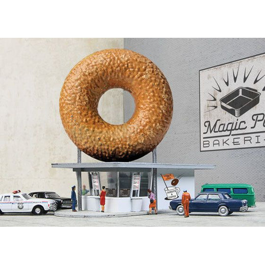 Walthers Cornerstone, 933-3835, N Scale, Hole-In-One Donut Shop, Kit