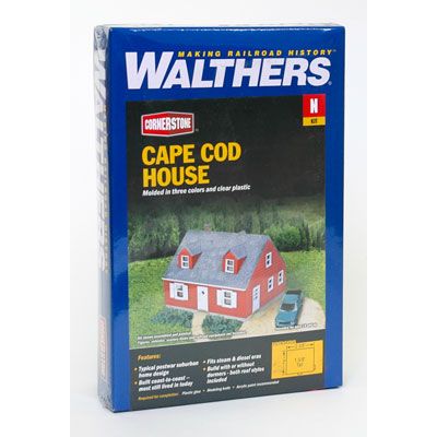 Walthers Cornerstone, 933-3839, N Scale, Cape Cod Home