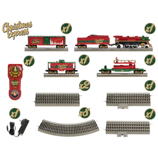 Lionel, O Scale, 2223020, Christmas Celebration, LionChief Bluetooth 5.0 Set