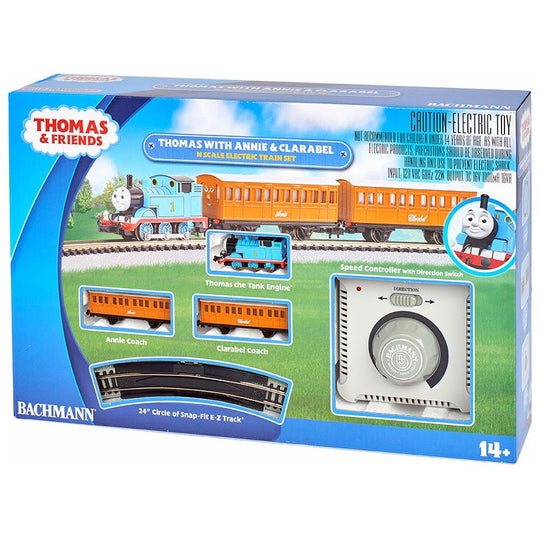 Bachmann, 24028, N Scale, Thomas with Annie and Clarabel Train Set, (Thomas & Friends Series)
