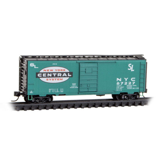 Micro-Trains, 020 00 437, N Scale, 40' Standard Box Car, New York Central, #87227