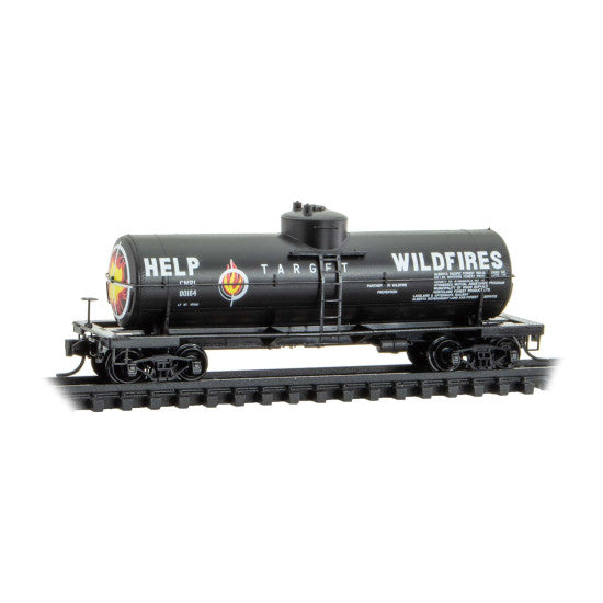 Micro-Trains, 065 00 366, N Scale, 39' Single Dome Tank Car, Central Western Target Wildfires, #80164