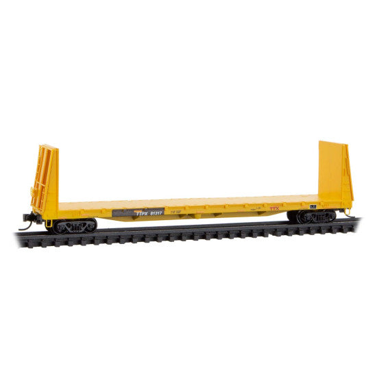 Micro-Trains, 054 00 460, N Scale, 61' Bulkhead Flatcar TTPX Rd# 81317