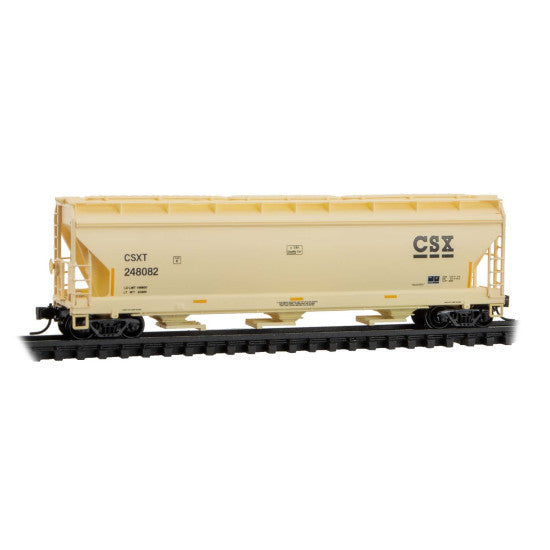 Micro-Trains, 094 00 930, N Scale, 3-Bay Covered Hopper, CSXT, #248082