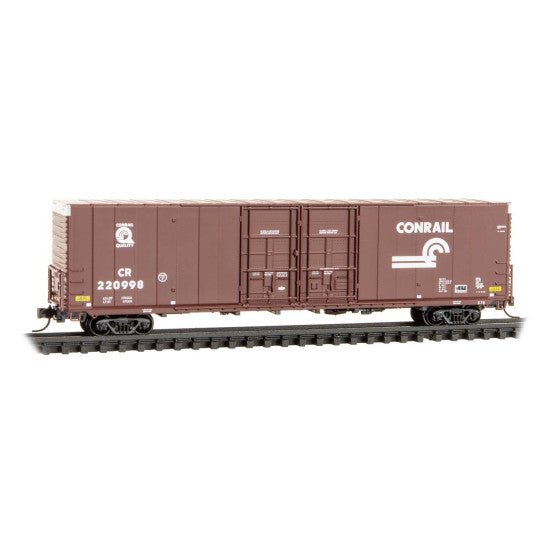 Micro-Trains, 102 00 320, N Scale, 60' Boxcar Excess Height, Double Plug Doors, Conrail, #220998