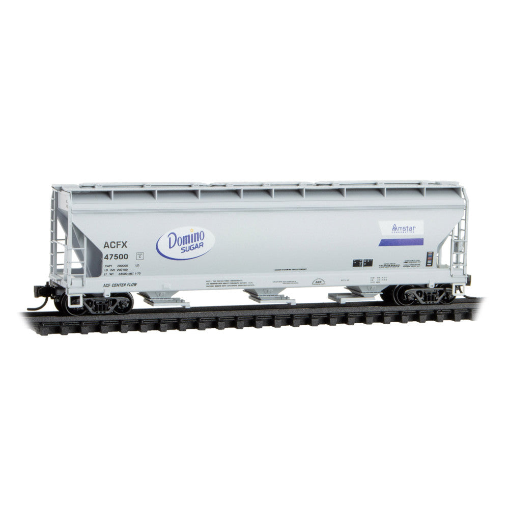 Micro-Trains, 094 00 940, N Scale, ACF 3-Bay Covered Hopper, ACFX, Domino Sugar, #47500