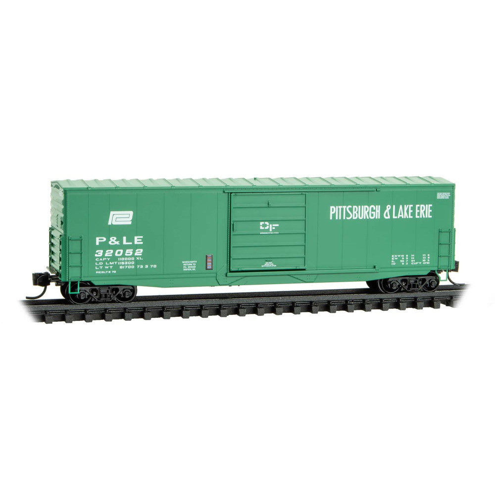 Micro-Trains, 180 00 450, N Scale, 50' Standard Box Car, Pittsburgh & Lake Erie/Penn Central, Rd# 32052
