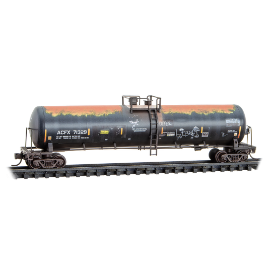 Micro-Trains, 983 05 101, N Scale, 56' General Service Tank Cars, Weathered, 3 Pack