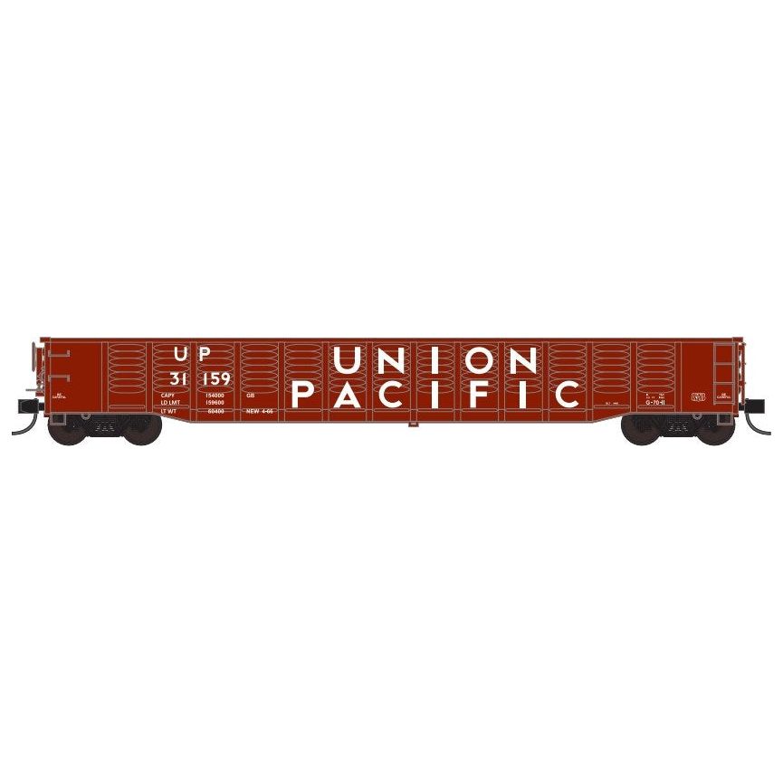 Trainworx, N, 25207-32, 52' Gondola, Union Pacific, #31210