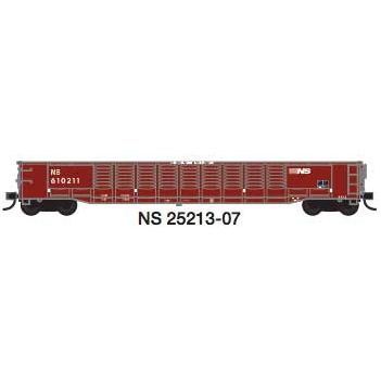 Trainworx, 25213-07, N Scale, ' 52' Gondola, Norfolk Southern, 610211