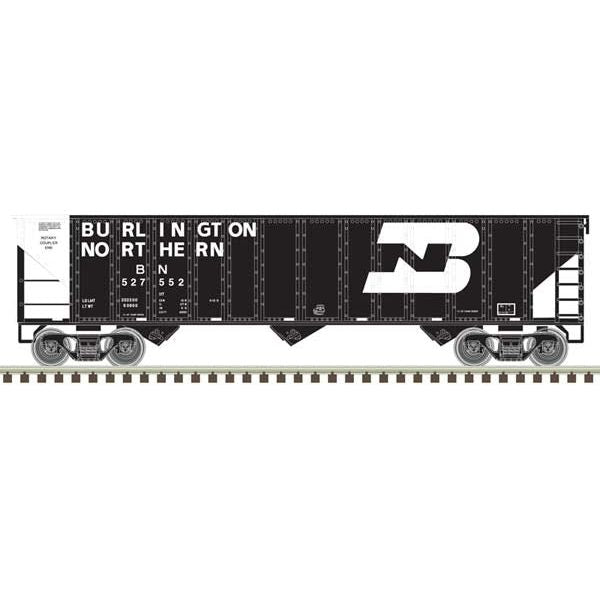 Atlas, 50005840, N Scale, 90-Ton 3-Bay Hopper with Load, BN, #527552