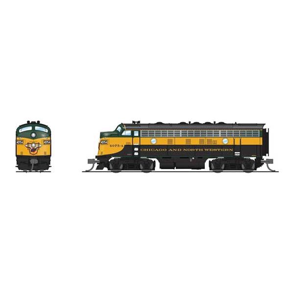 Broadway Limited Imports, 7752, N Scale, EMD F7 A/B Set, Chicago & North Western , #4075A/4075B, DCC & Sound