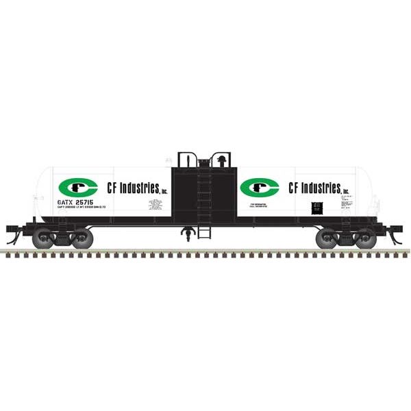 Atlas, 50006296, N Scale, GATX 20,700-Gallon Tank Car, CF Industries, GATX, #25715