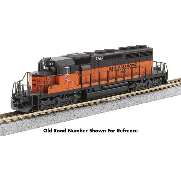 Kato, 176-4824, N Scale, SD40-2, Early Production, Milwaukee Road, #30, DCC Ready