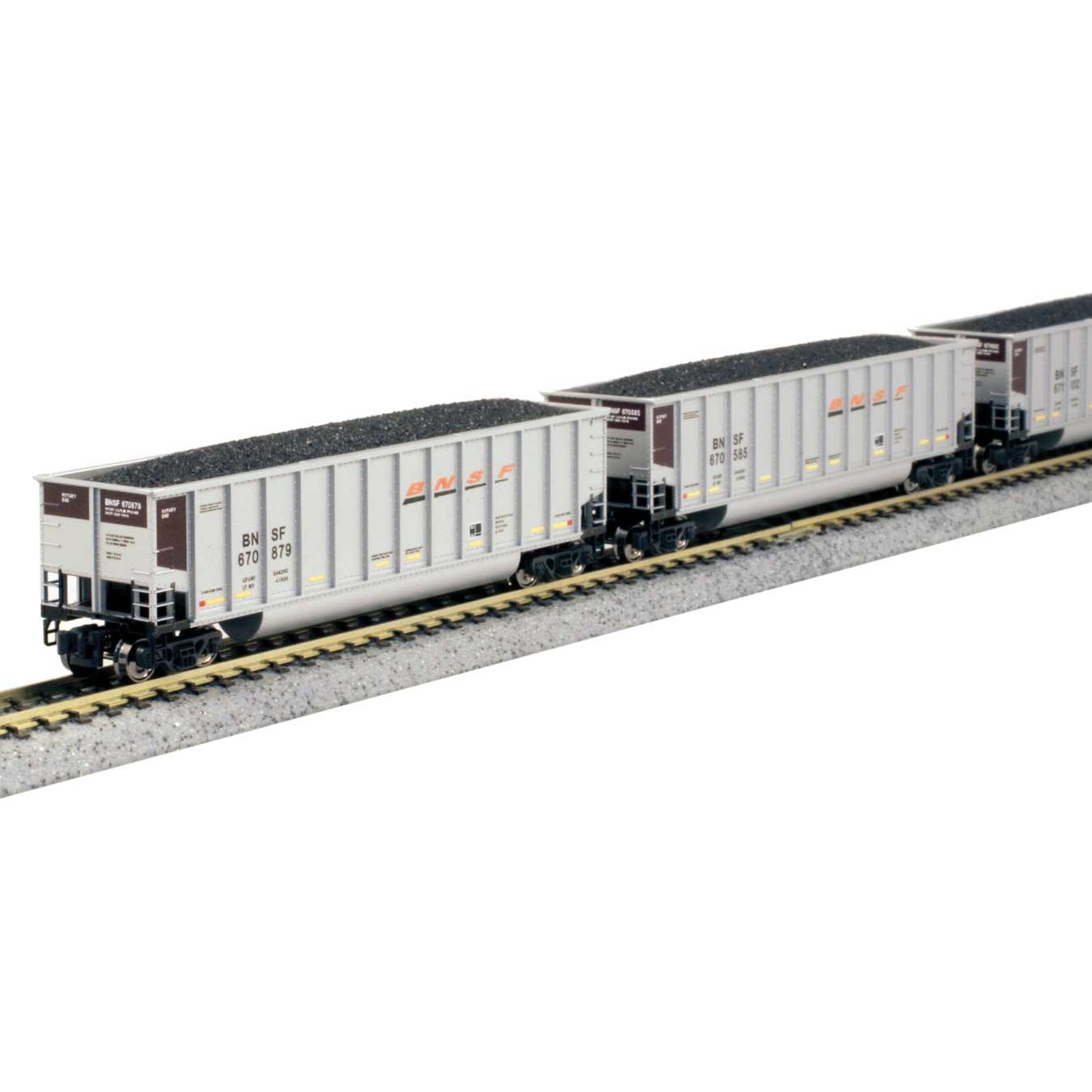 Kato, 106-4633, N Scale, Coalporter, BNSF,  8-Pack