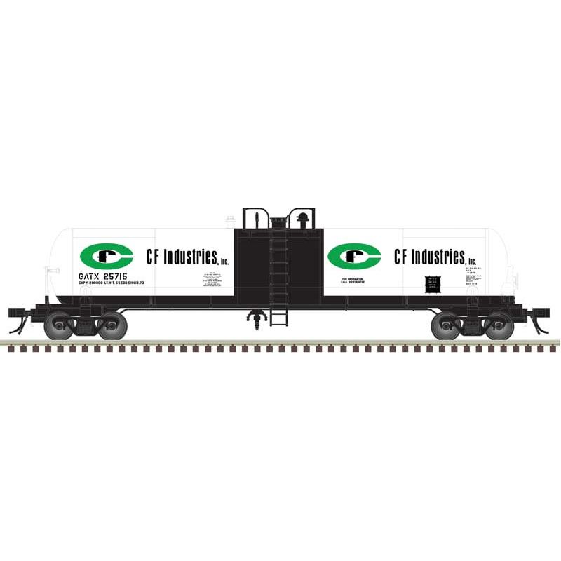 Atlas, 20006965, HO Scale, GATX 20,700-Gallon Tank Car, CF Industries, GATX, #25750