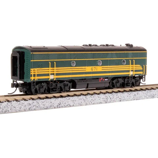 Broadway Limited Imports, 7723, N Scale, EMD F3 A/B Set, Main Central , #683/671B