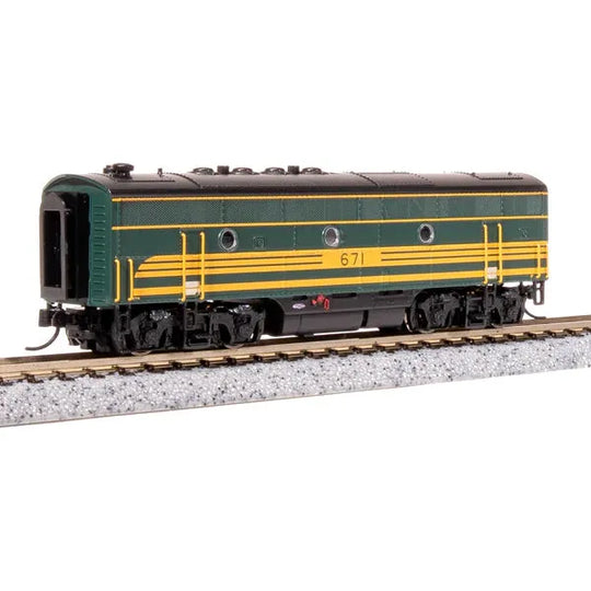 Broadway Limited Imports, 7723, N Scale, EMD F3 A/B Set, Main Central , #683/671B