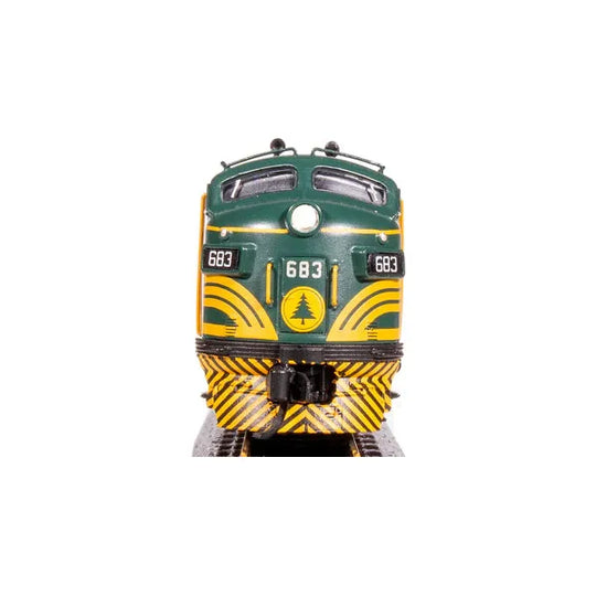 Broadway Limited Imports, 7723, N Scale, EMD F3 A/B Set, Main Central , #683/671B