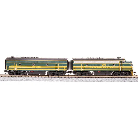 Broadway Limited Imports, 7723, N Scale, EMD F3 A/B Set, Main Central , #683/671B
