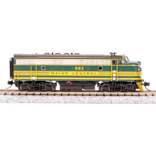 Broadway Limited Imports, 7723, N Scale, EMD F3 A/B Set, Main Central , #683/671B
