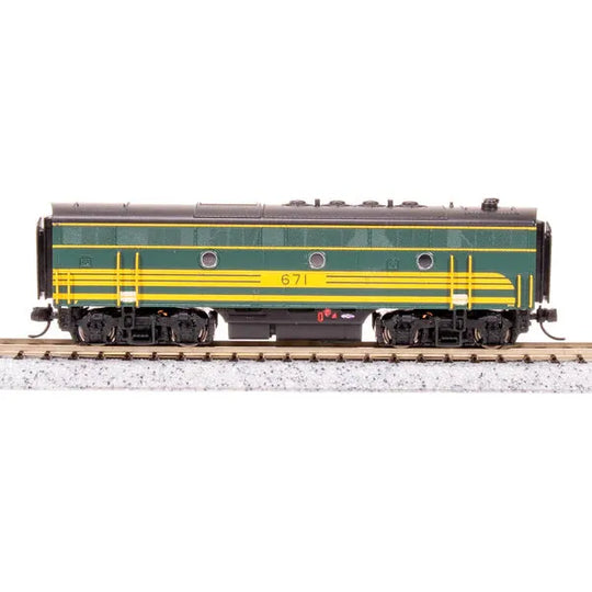 Broadway Limited Imports, 7723, N Scale, EMD F3 A/B Set, Main Central , #683/671B