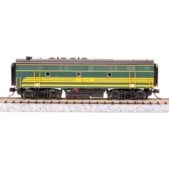 Broadway Limited Imports, 7723, N Scale, EMD F3 A/B Set, Main Central , #683/671B