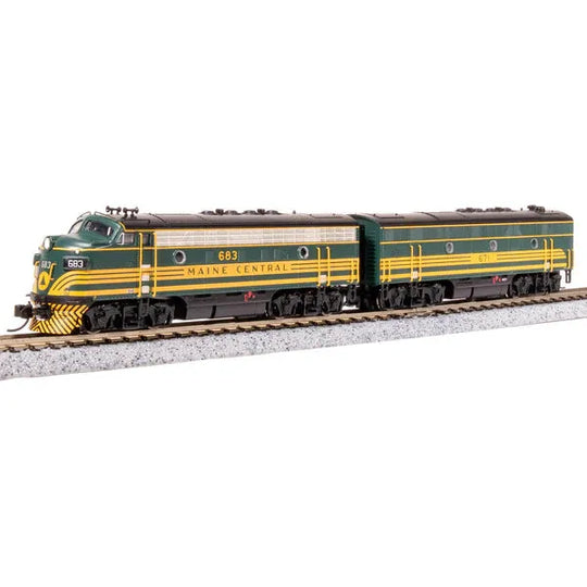 Broadway Limited Imports, 7723, N Scale, EMD F3 A/B Set, Main Central , #683/671B