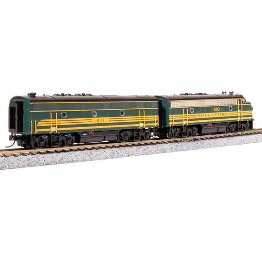 Broadway Limited Imports, 7723, N Scale, EMD F3 A/B Set, Main Central , #683/671B