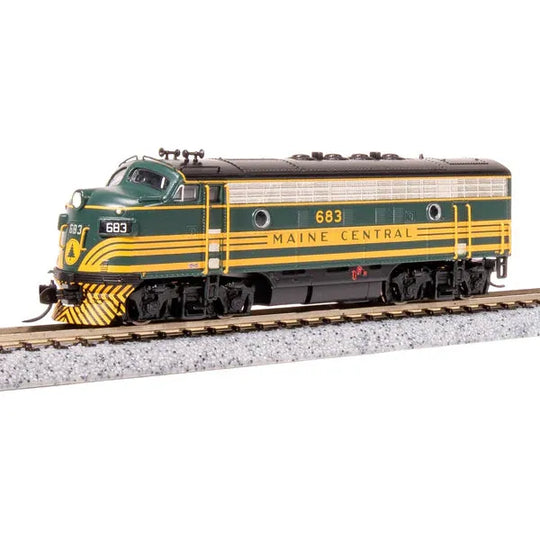 Broadway Limited Imports, 7723, N Scale, EMD F3 A/B Set, Main Central , #683/671B