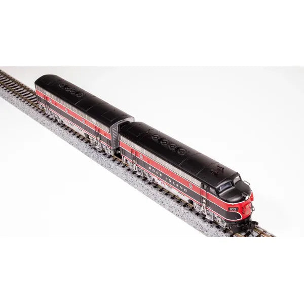 Broadway Limited Imports, 7753, N Scale, EMD F7 A/B Set, Rock Island, #103/105B, DCC & Sound