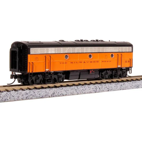Broadway Limited Imports, 7755, N Scale, EMD F7 A/B Set, Milwaukee Road, #108A/111B, DCC & Sound