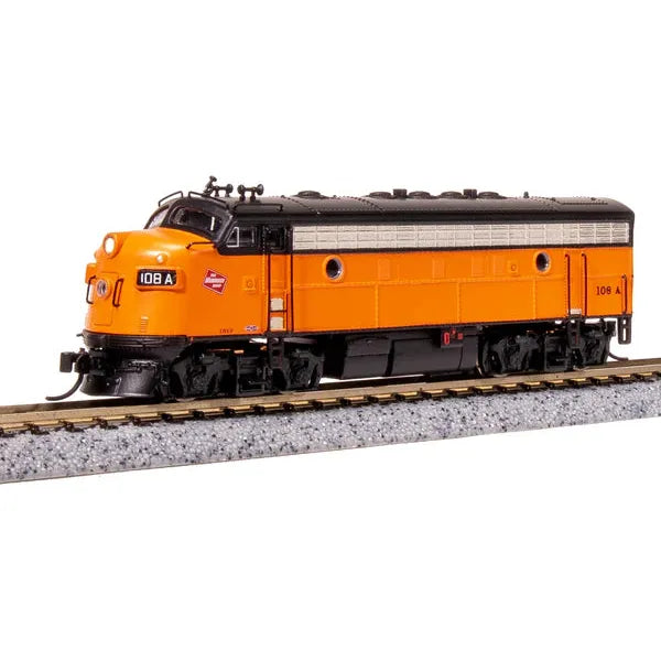 Broadway Limited Imports, 7755, N Scale, EMD F7 A/B Set, Milwaukee Road, #108A/111B, DCC & Sound