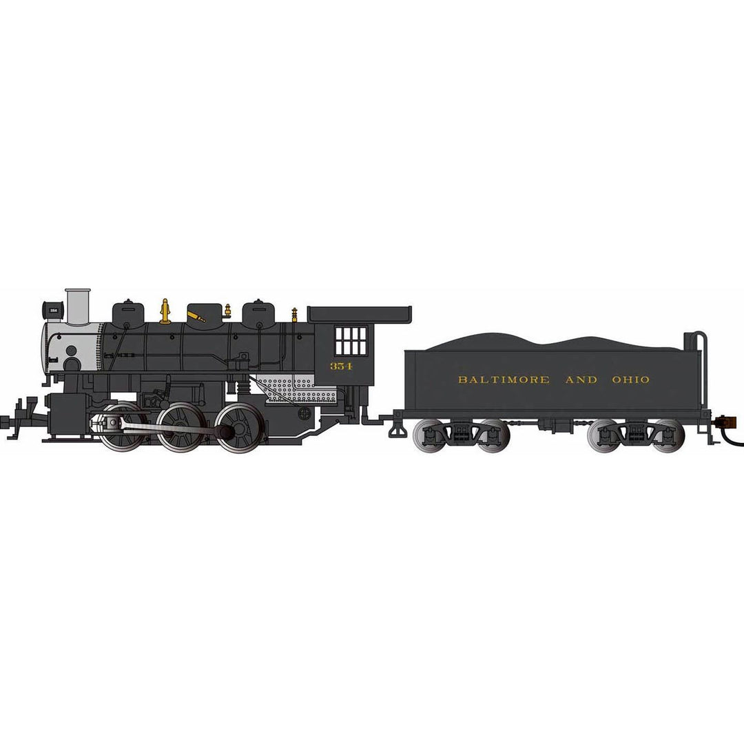 Bachmann, 53801, HO Scale, USRA 0-6-0 With Tender, Baltimore And Ohio, #354, DCC & Sound