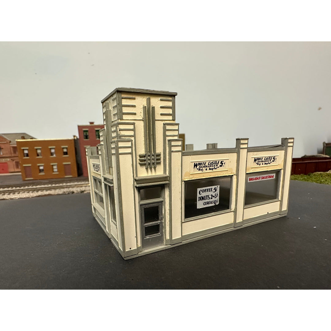 HO Scale used building - White Castle