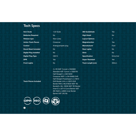 Scalextric, C1421T, Drift 360 Race Set, 1:32