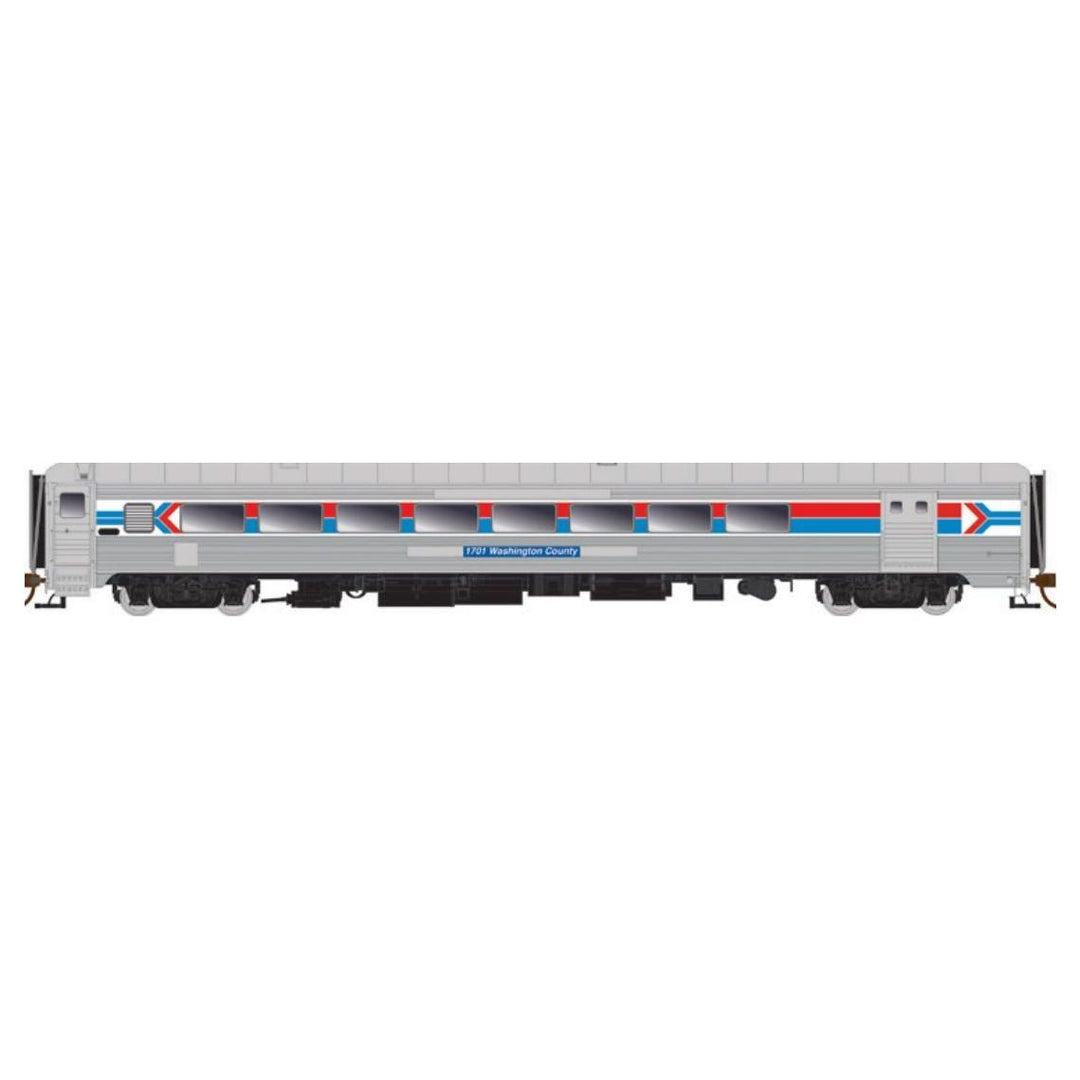 Rapido, 134025, HO Scale, PS County Car With Baggage Door, Amtrak "Washington County" #1701