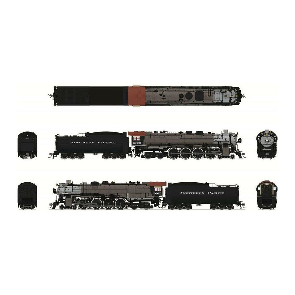 Broadway Limited Imports, 6964, HO Scale, A-3, 4-8-4, Northern Pacific, (Post-1947), #2662