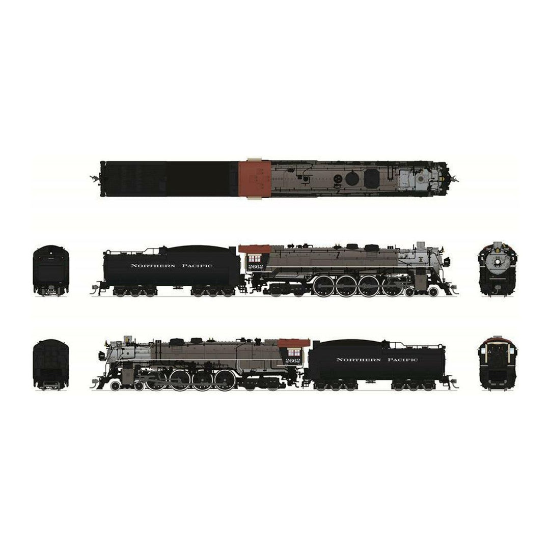 Broadway Limited Imports, 6964, HO Scale, A-3, 4-8-4, Northern Pacific, (Post-1947), #2662
