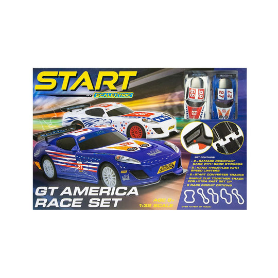 Scalextric, C1411T, START: GT America Race Set, 1:32