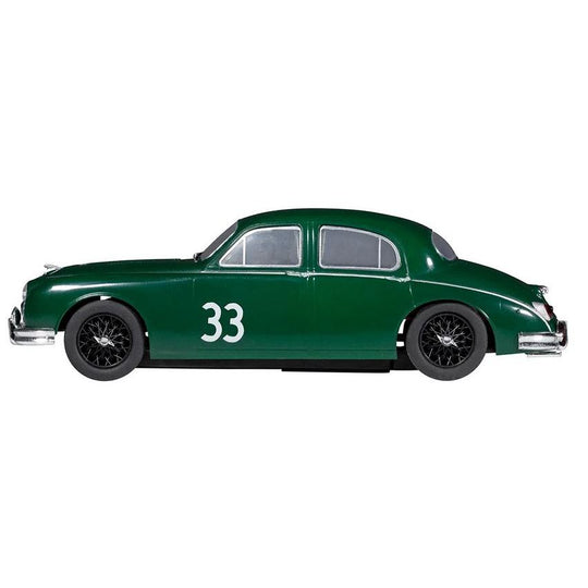 Scalextric, C4506, Jaguar Mk I - Mike Hawthorn, DPR, 1/32 Scale w/Lights