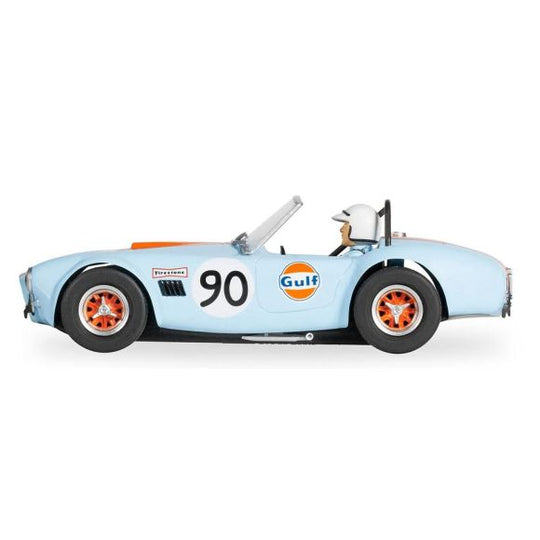 Scalextric, C4509, Shelby Cobra - Gulf, 1/32 Scale w/Lights