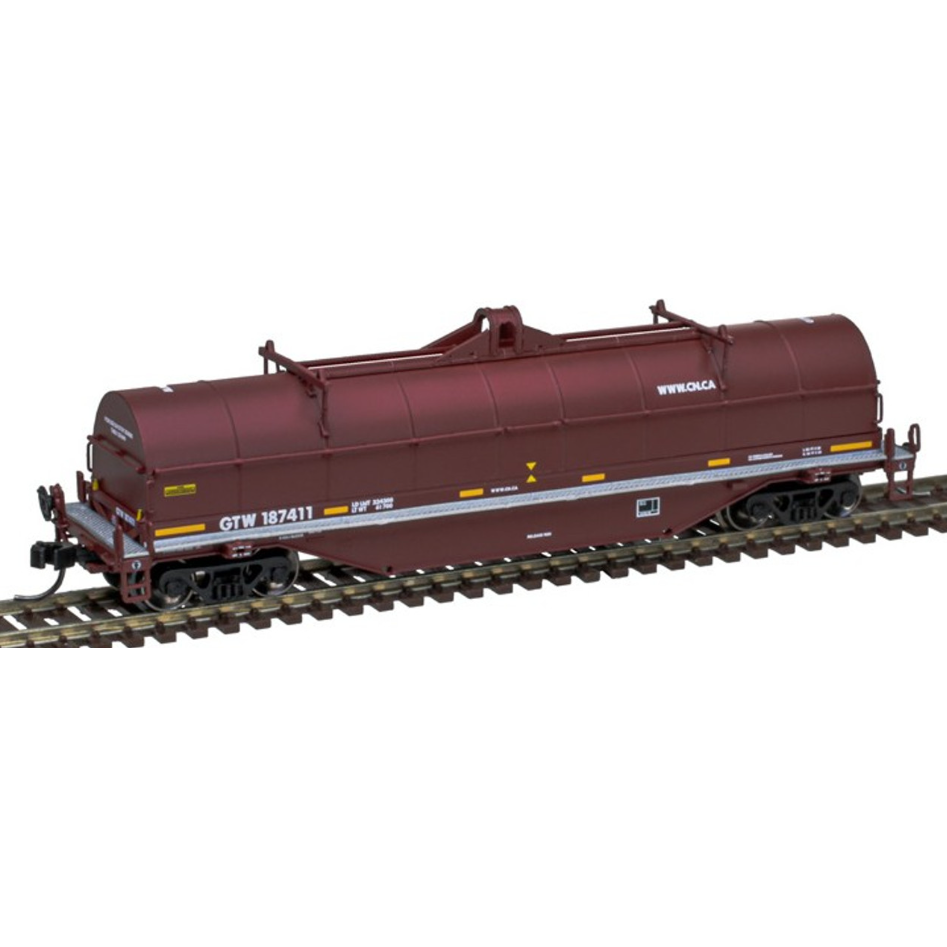 Atlas, 50006768, N Scale, 42' Coil Steel Car with Fishbelly Side Sill, GTW, CN web address, #187411