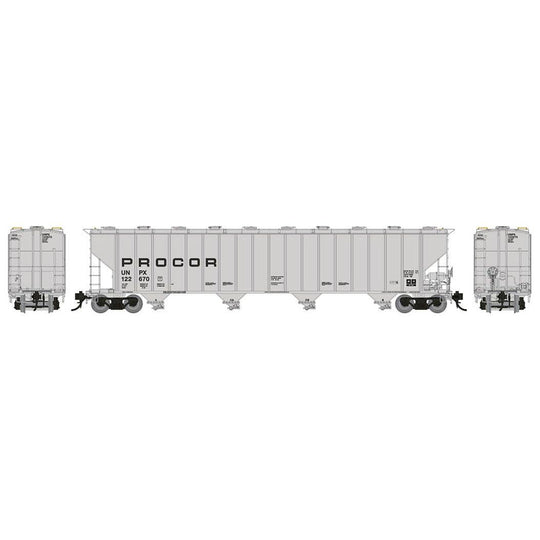 Rapido, 157005A, HO Scale, Procor 5820 Covered Hoppers, Procor, #122674