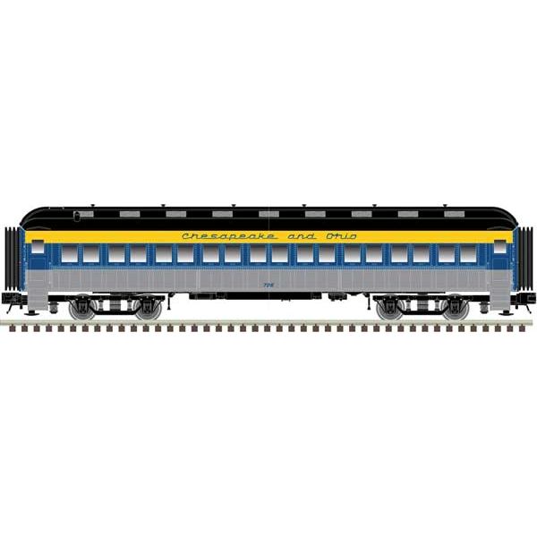 Atlas Trainman, N Scale, 50006253, 60' Passenger Coach, Chesapeake & Ohio, #706